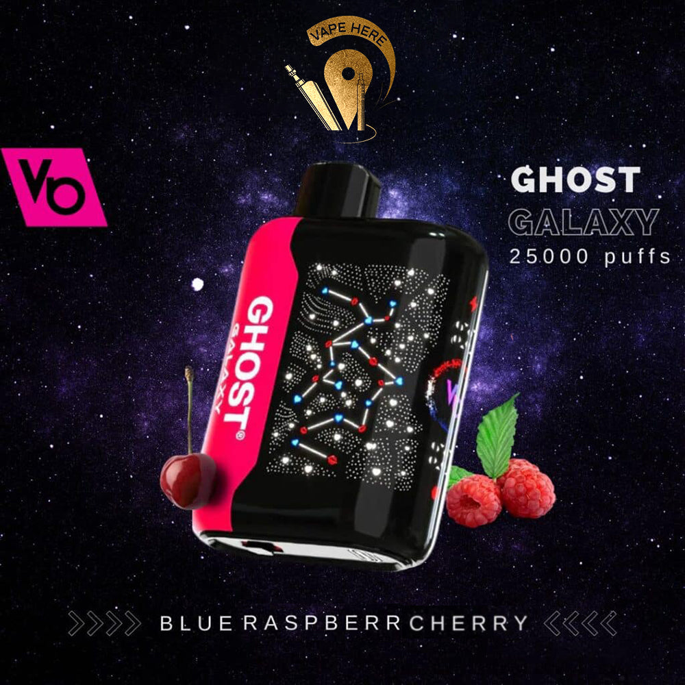 VAPES BAR - GHOST GALAXY 25000 PUFFS 20MG DISPOSABLE VAPE Blueberry Raspberry Cherry UAE Ras Al Khaimah UAE Sharjah