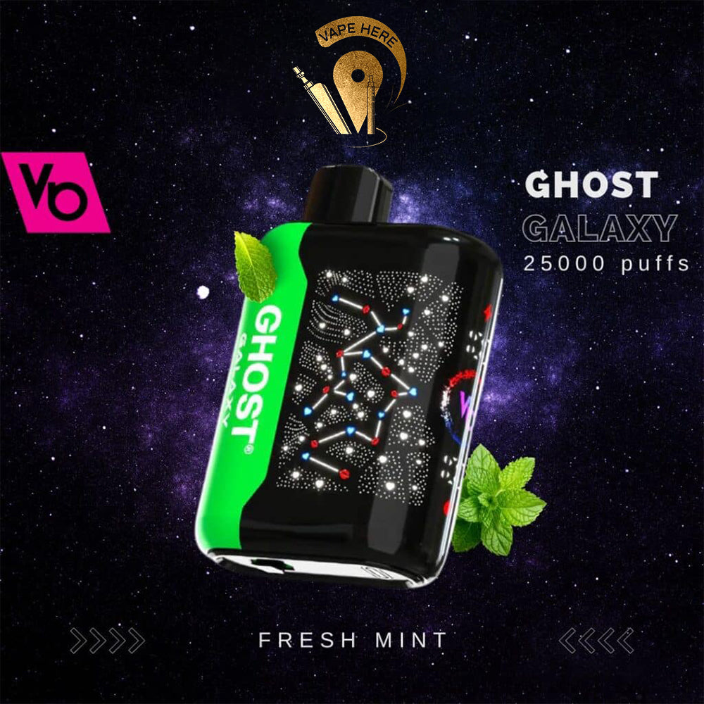 VAPES BAR - GHOST GALAXY 25000 PUFFS 20MG DISPOSABLE VAPE Fresh Mint UAE Fujairah