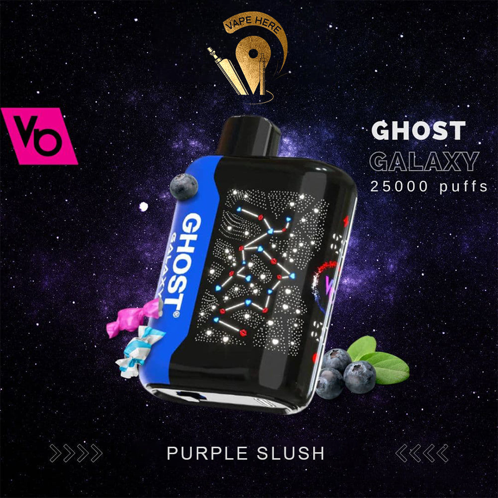 VAPES BAR - GHOST GALAXY 25000 PUFFS 20MG DISPOSABLE VAPE Purple Slush UAE Dubai