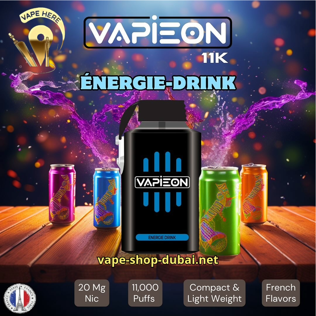 VAPIEON Disposable Vape 11000 Puffs Energy Drink UAE Fujairah