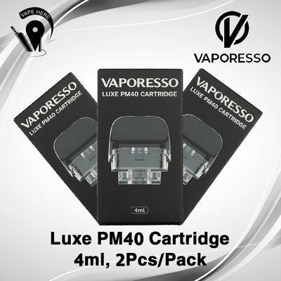 VAPORESSO LUXE PM40 REPLACEMENT EMPTY POD CARTRIDGE 4ML 2PCS UAE Dubai