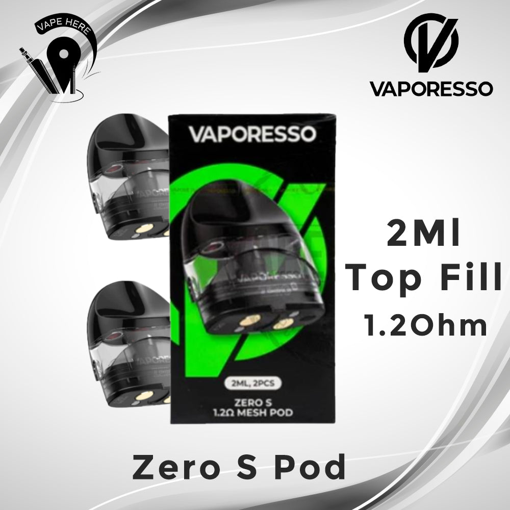 VAPORESSO ZERO S REPLACEMENT PODS | Vape Riyadh | Discount UAE | Vape Here  Store