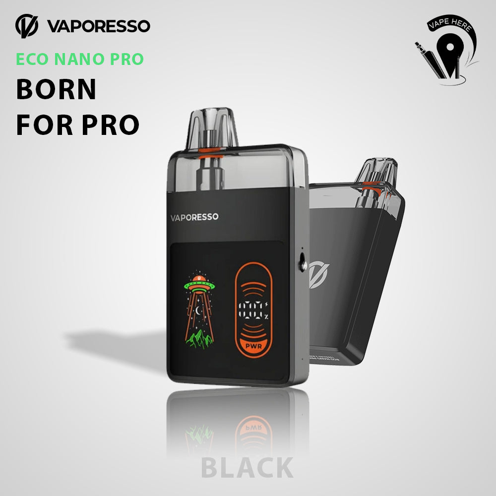 VAPORESSO ECO NANO PRO KIT 1000mAh Available in Abu Dhabi, Dubai, UAE | Vape Here Store VAPORESSO ECO NANO PRO KIT 1000mAh Available in Abu Dhabi, Dubai, UAE | Vape Here Store