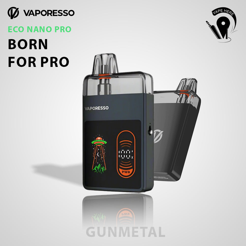 VAPORESSO ECO NANO PRO KIT 1000mAh Gunmetal UAE Al Ain
