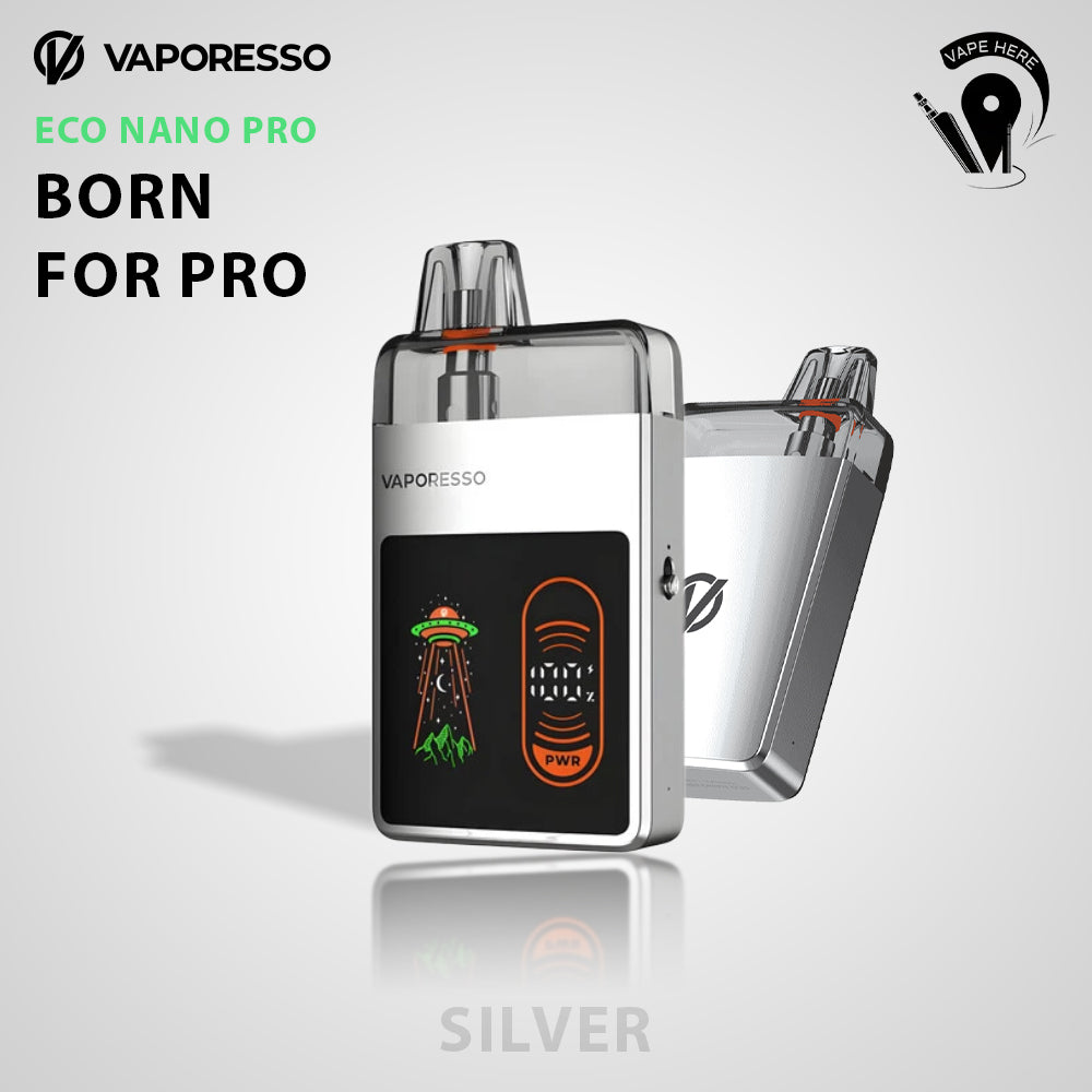 VAPORESSO ECO NANO PRO KIT 1000mAh Silver UAE Ajman