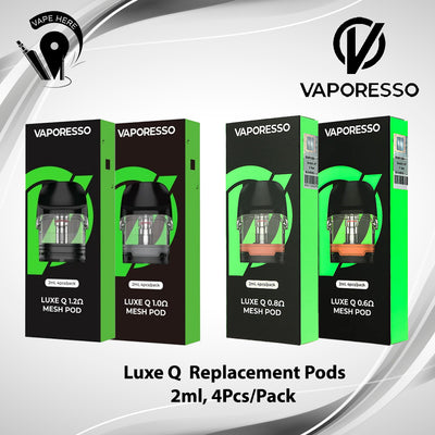 VAPORESSO LUXE Q CARTRIDGE 2ml 4Pcs-Pack UAE Om Al Quin  