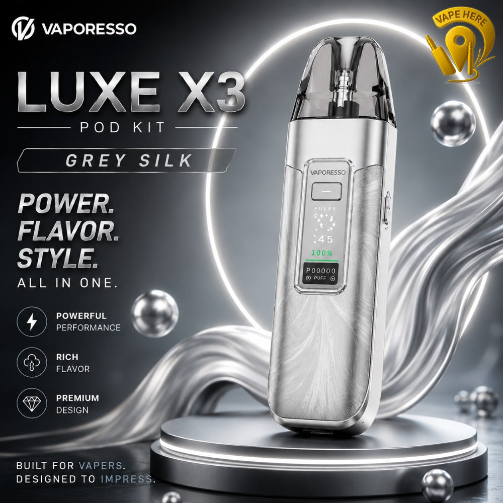  VAPORESSO LUXE X3 KIT 2600mAh Grey Silk Dubai, UAE