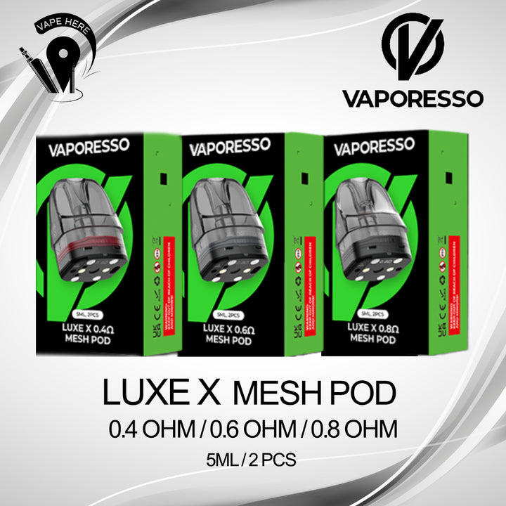 VAPORESSO LUXE X REPLACEMENT PODS | Vape Dubai Same Day Delivery | Vape Near Me | Vape Here Store VAPORESSO LUXE X REPLACEMENT PODS | Vape Dubai Same Day Delivery | Vape Near Me | Vape Here Store