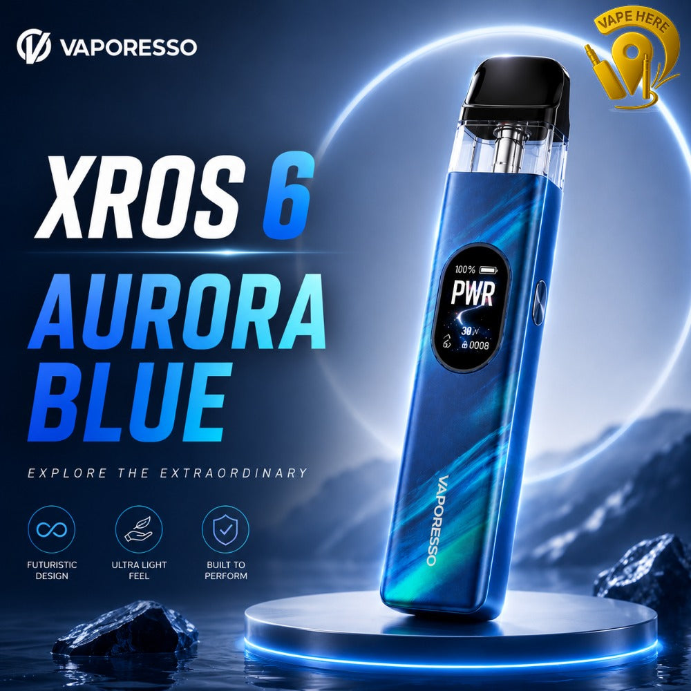 VAPORESSO XROS 6 30W 1800mAh Aurora Blue Ajman, UAE