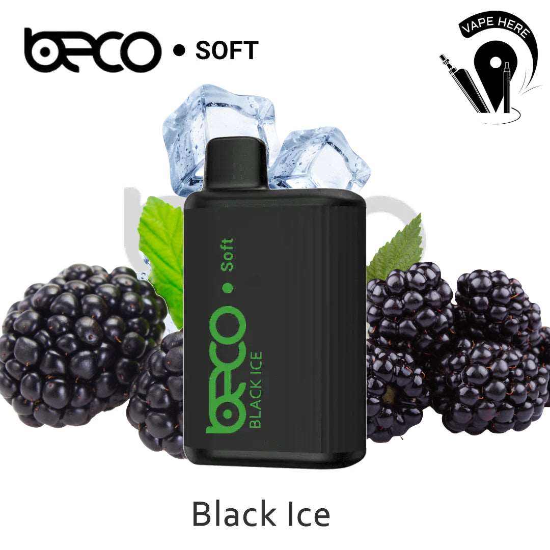 VAPTIO - BECO SOFT DISPOSABLE VAPE 6000 PUFFS Black Ice UAE Al Ain