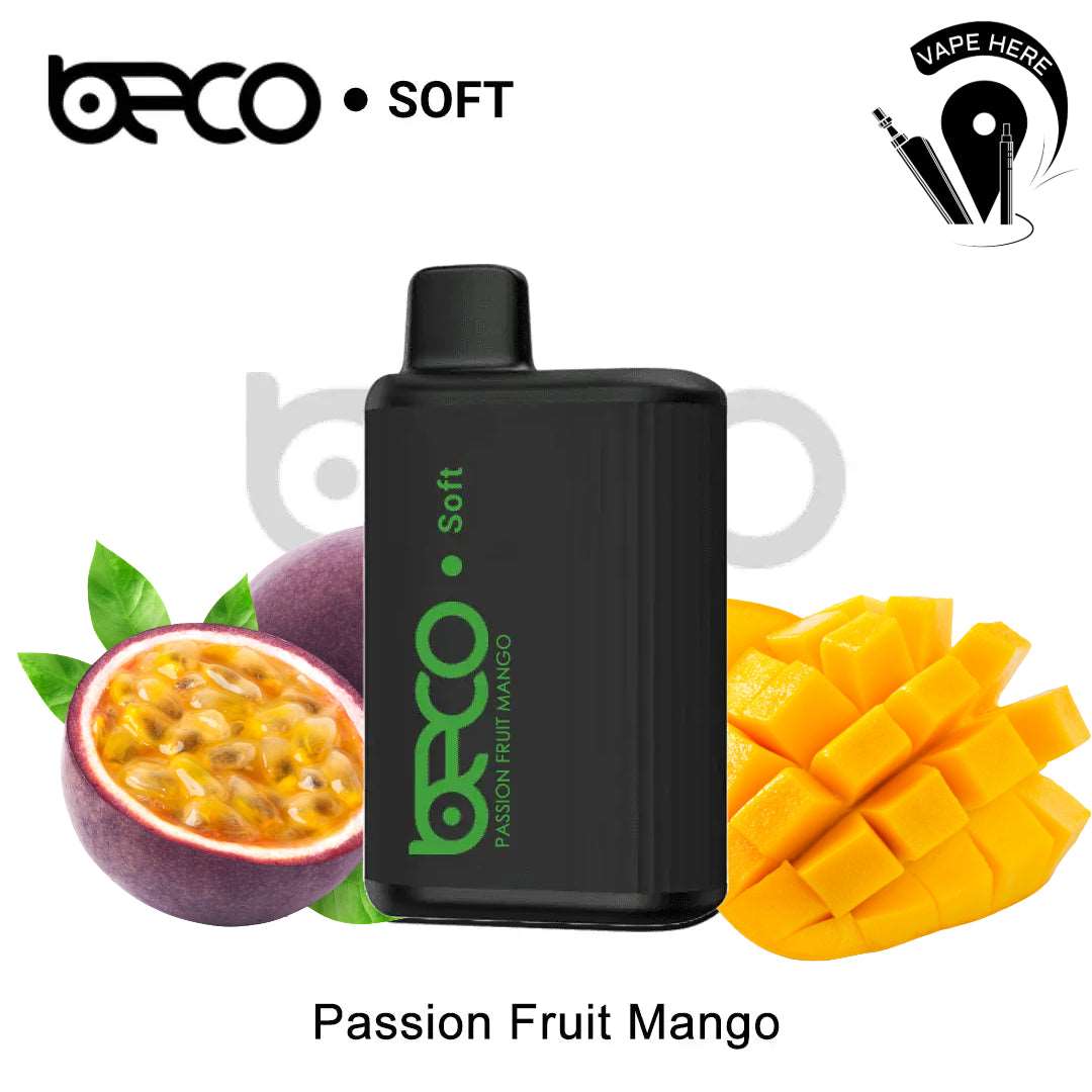 VAPTIO - BECO SOFT DISPOSABLE VAPE 6000 PUFFS Passion Fruit Mango UAE Abu Dhabi