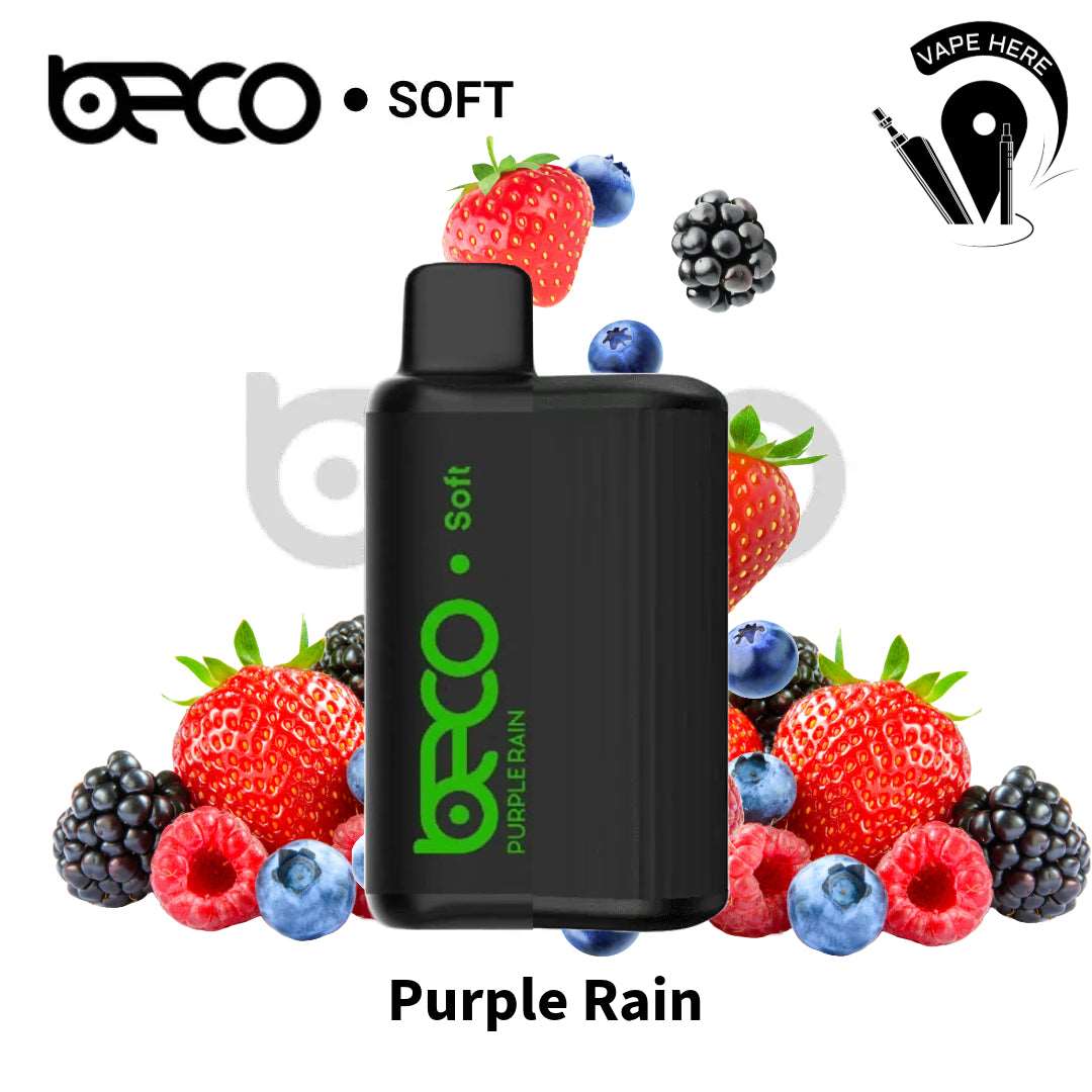 VAPTIO - BECO SOFT DISPOSABLE VAPE 6000 PUFFS Purplr Rain UAE Ajman