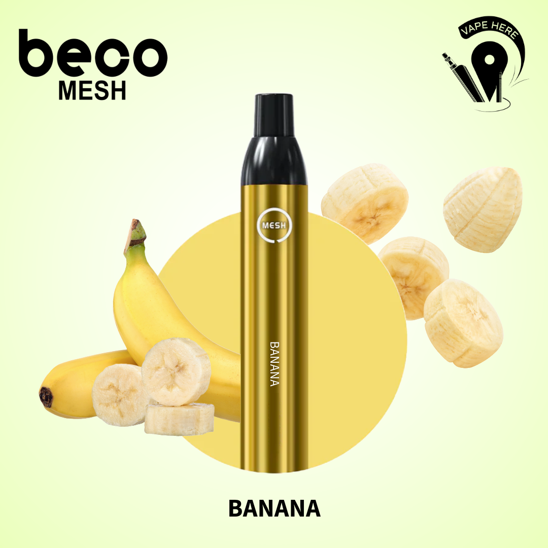 VAPTIO BECO MESH - DISPOSABLE VAPE DEVICE (2200 PUFFS) Banana Ice UAE Sharjah