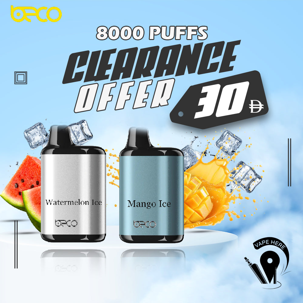 VAPTIO BECO LUX 8000 PUFFS DISPOSABLE VAPE UAE RAS AL KHAIMA
