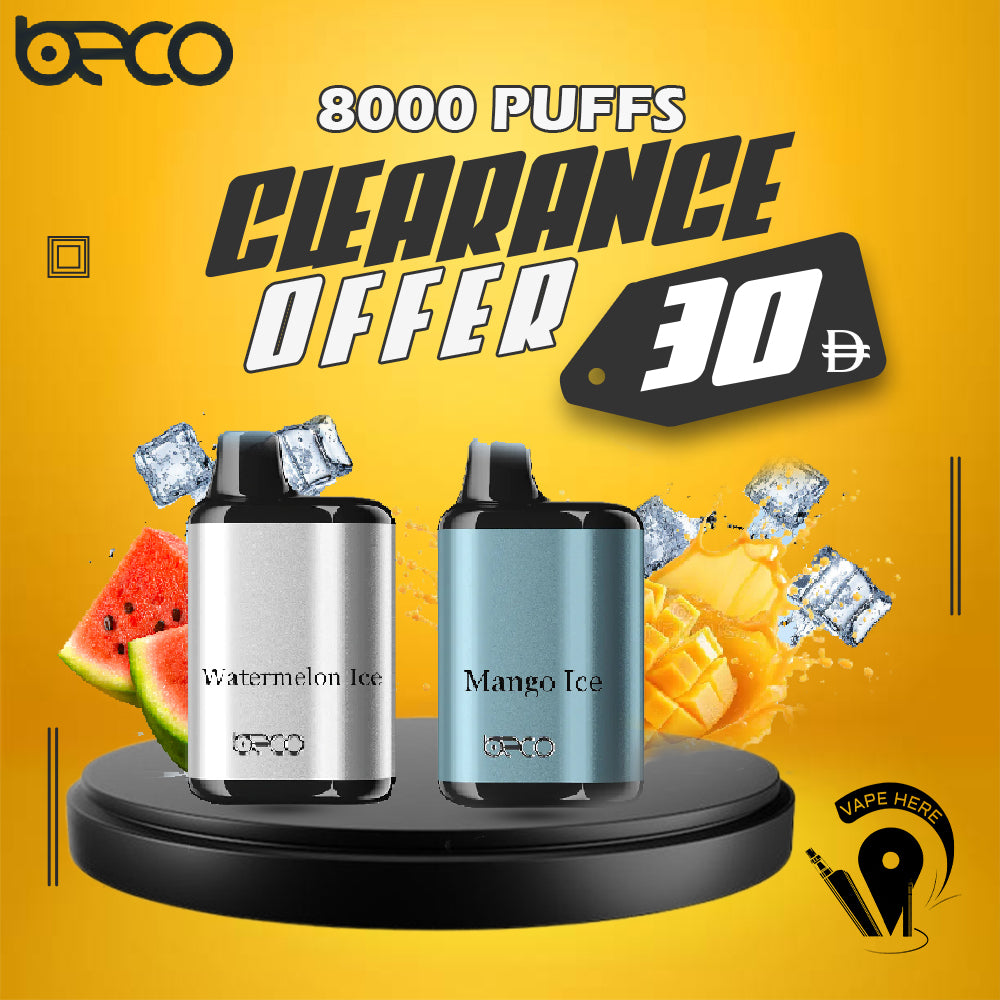 VAPTIO BECO LUX 8000 PUFFS DISPOSABLE VAPE UAE SHARJAH