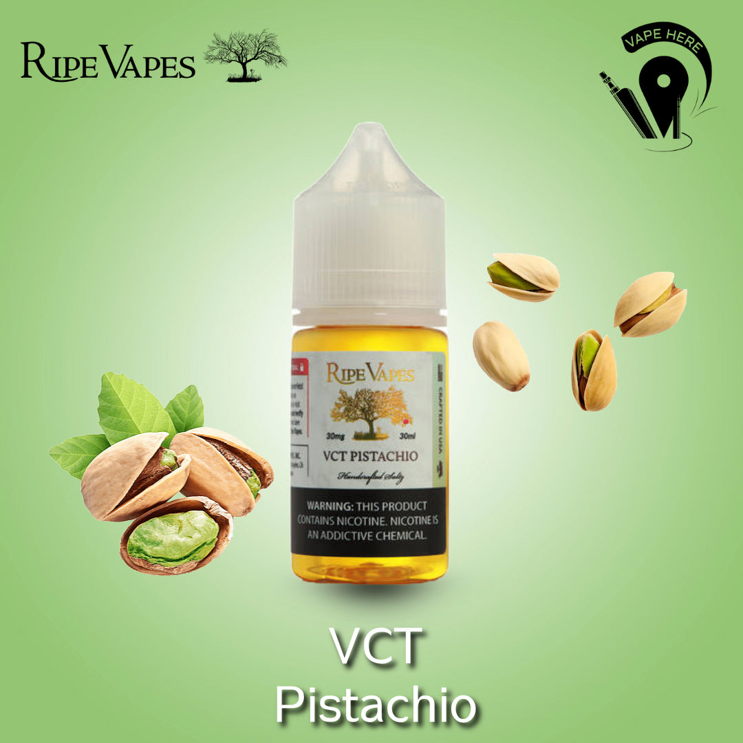 VCT PISTACHIO 30ml SaltNic - VCT Collection from Ripe Vapes | Vape Here Store VCT PISTACHIO 30ml SaltNic - VCT Collection from Ripe Vapes | Vape Here Store