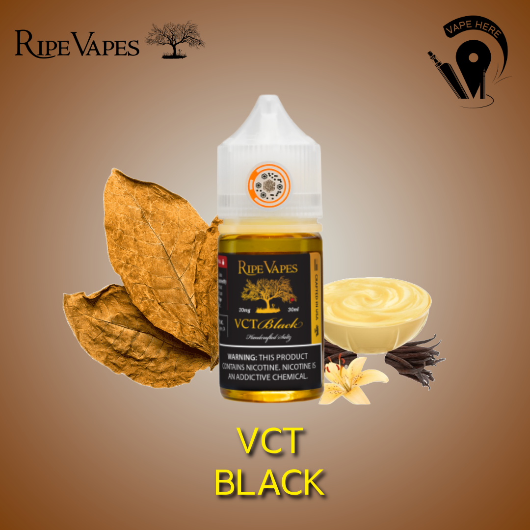 VCT Black 30ml SaltNic - VCT Collection from Ripe Vapes UAE Abu Dhabi
