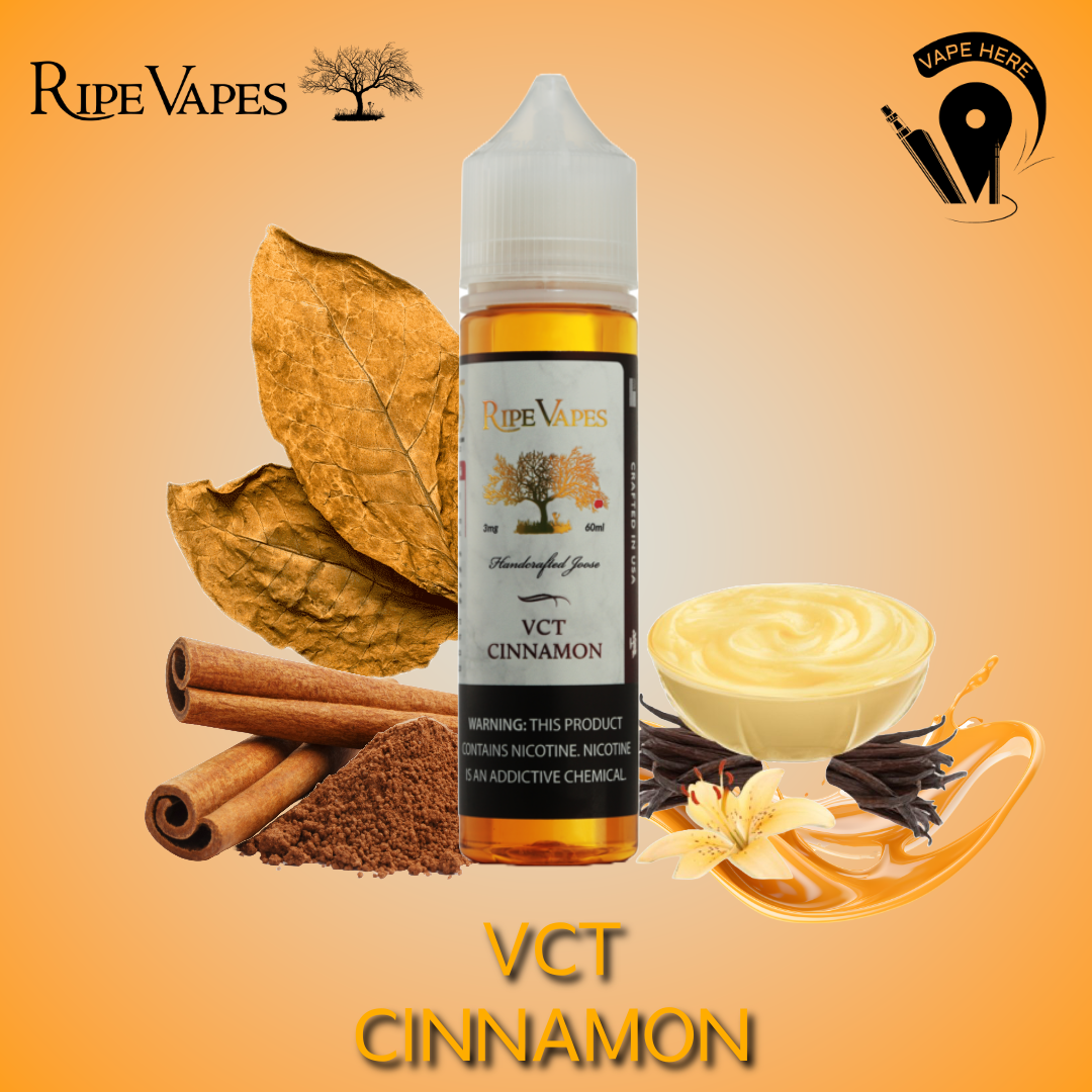 VCT CINNAMON 60ml E-Liquids - VCT Collection from Ripe Vapes UAE Abu Dhabi & Dubai
