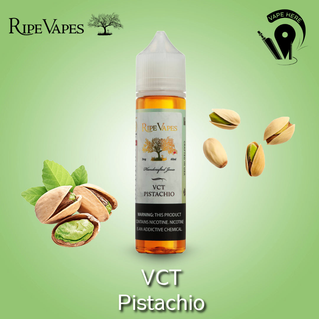 VCT PISTACHIO 60ml - VCT Collection from Ripe Vapes | Vape Here Store VCT PISTACHIO 60ml - VCT Collection from Ripe Vapes | Vape Here Store