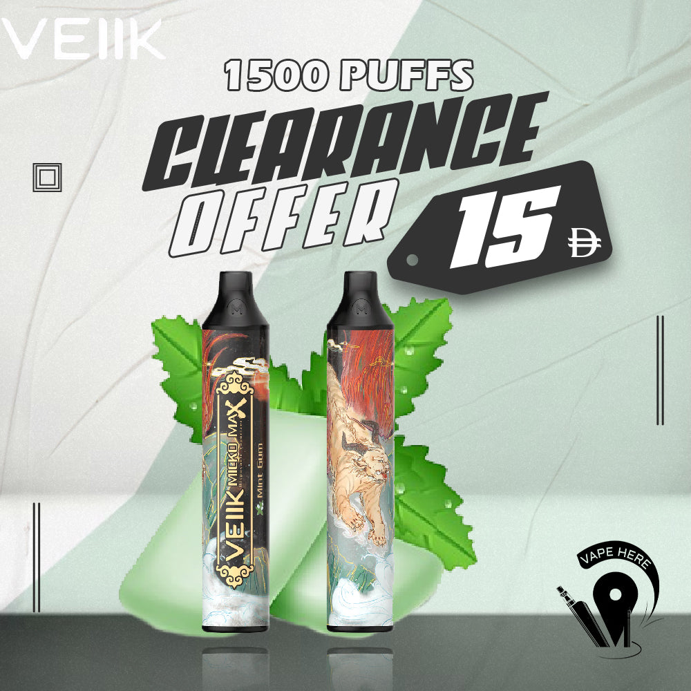 VEIIK MICKO MAX Disposable 50mg - 1500Puffs UAE ABU DHABI