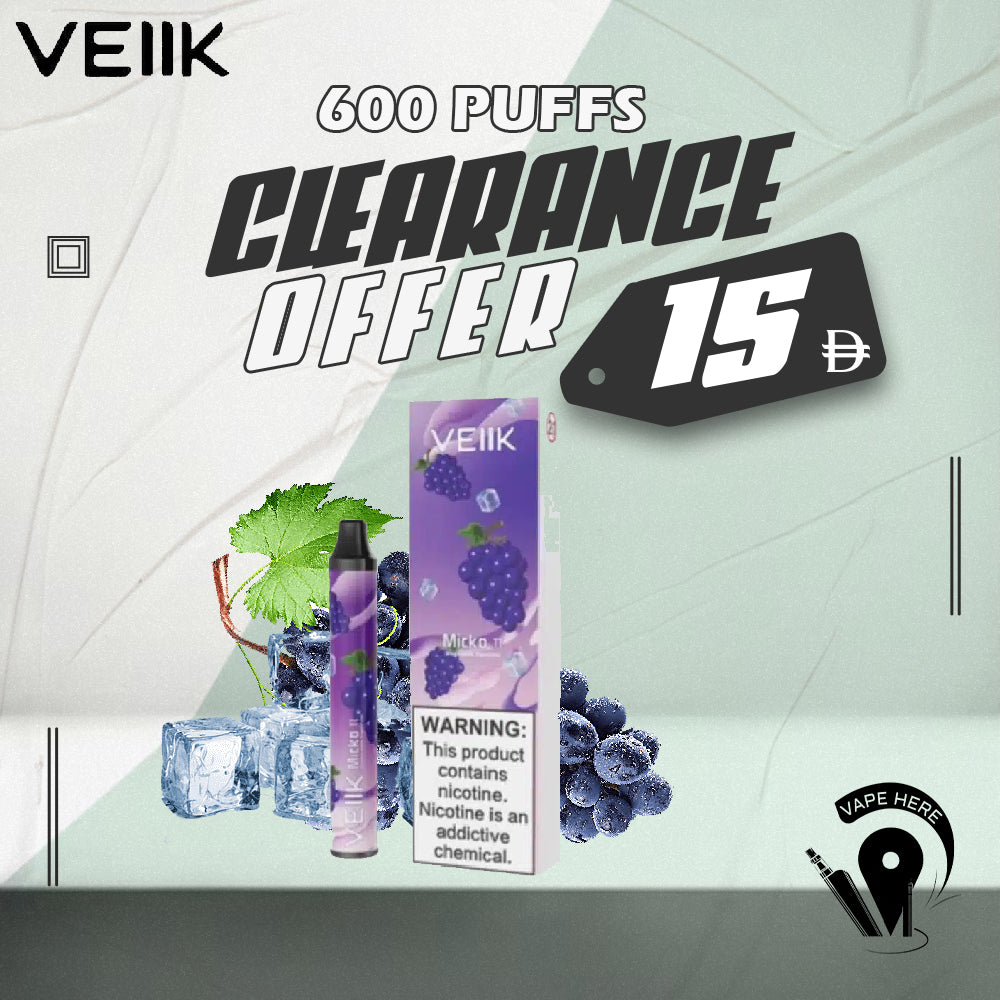 VEIIK MICKO π PIE Disposable Vaporizer - 600 Puffs UAE AJMAN