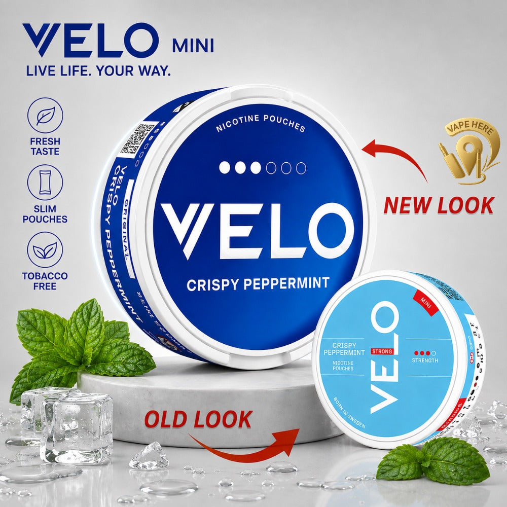 VELO Nicotine Pouches Crispy Peppermint UAE Dubai