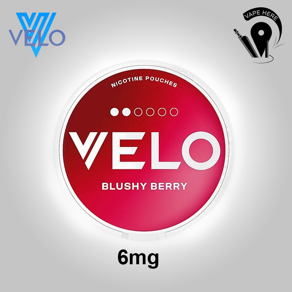 VELO Nicotine Pouches Dubai – Tobacco-Free Nicotine for Experienced Users Blush Berry UAE Dubai