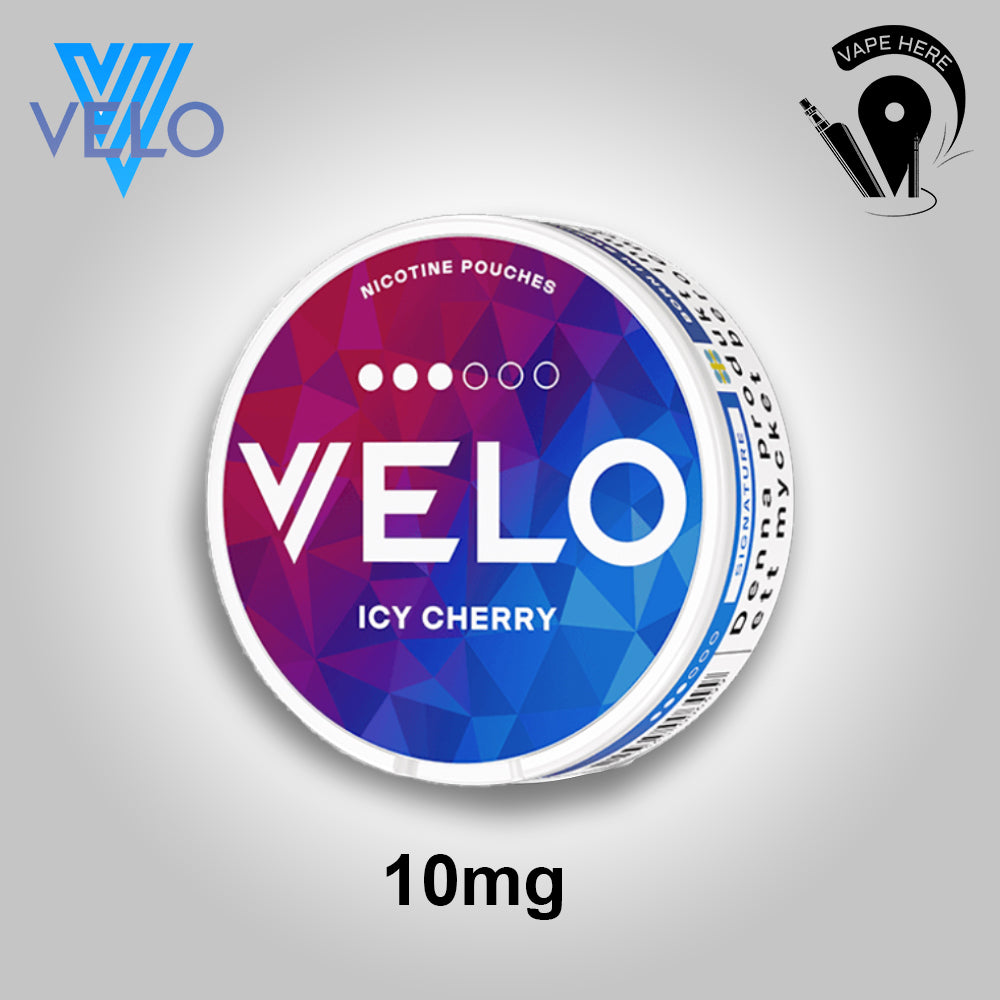 VELO Nicotine Pouches Dubai – Tobacco-Free Nicotine for Experienced Users Icy Cherry UAE Abu Dhabi 
