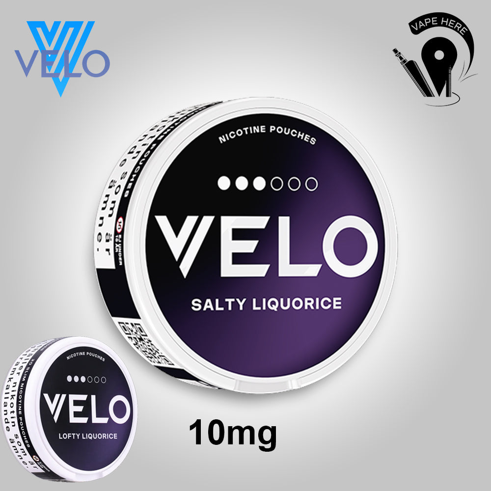 VELO Nicotine Pouches Dubai – Tobacco-Free Nicotine for Experienced Users Lofty Liquorice (Salty Liquorice) UAE Abu Dhabi 