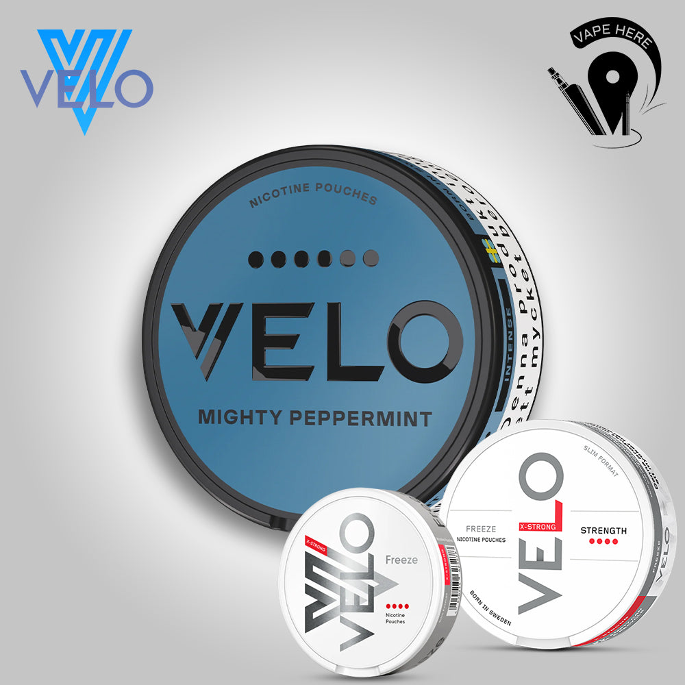 VELO Nicotine Pouches (Standard) Mighty Peppermint (X-Strong Freeze) UAE Dubai