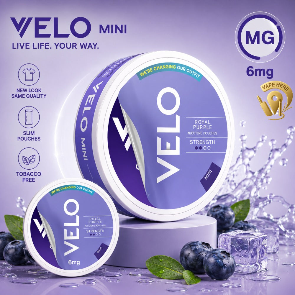 VELO Nicotine Pouches Royal Purple Mini UAE Al Ain