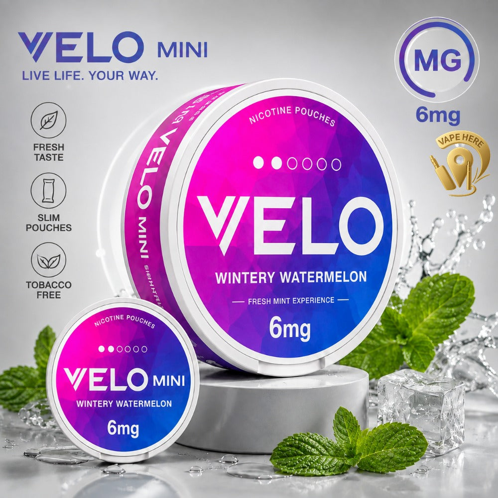 VELO Mini Nicotine Pouches Wintery Watermelon UAE Abu Dhabi