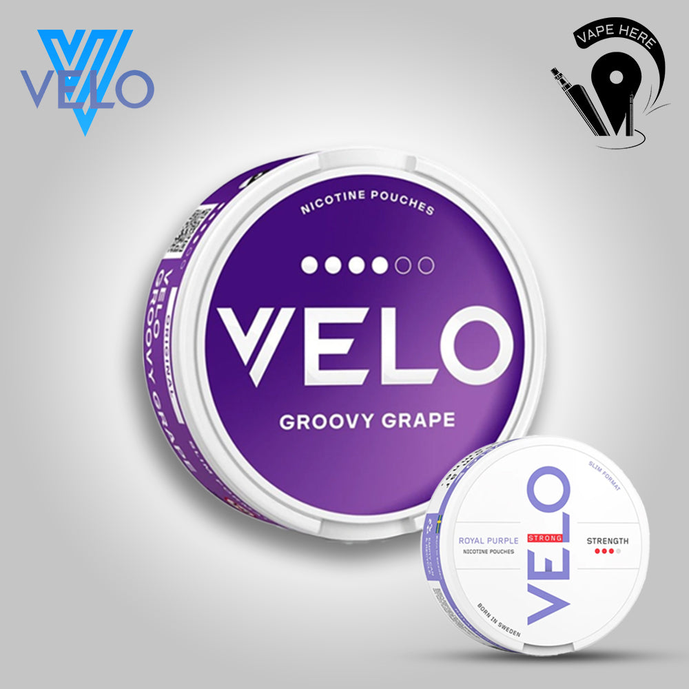 VELO Nicotine Pouches (Standard) Groovy Grape (Royal Purple) UAE Abu Dhabi