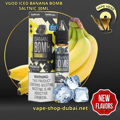 VGOD ICED BANANA BOMB SALTNIC 30ML