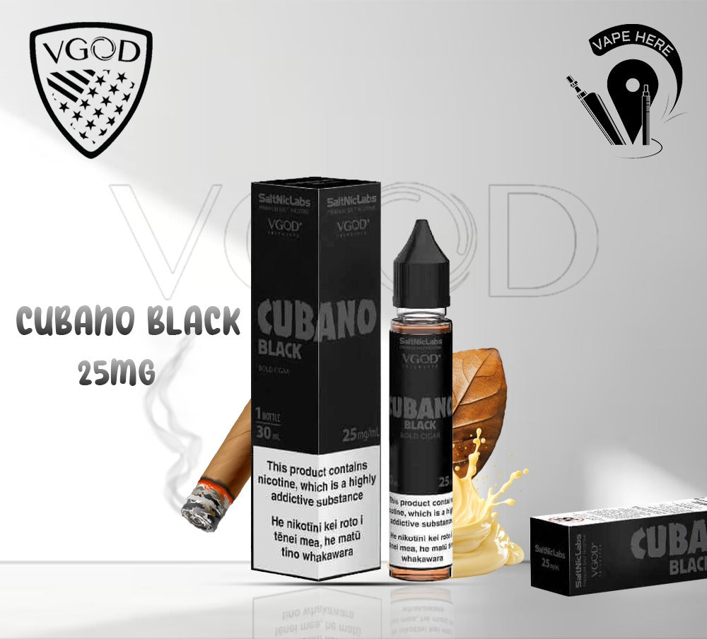 Vape Price In India CUBANO VGOD SALT NIC RICH CREAMY E-LIQUID 30ML  Elite  Cigs & Vaporizers Silver 60ml