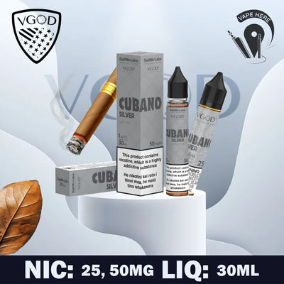 VGOD Cubano Silver Nic Salts - 30ml Al ain UAE,