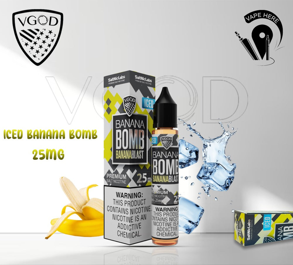 VGOD ICED BANANA BOMB SALTNIC 30ML Ras al khaimah UAE,