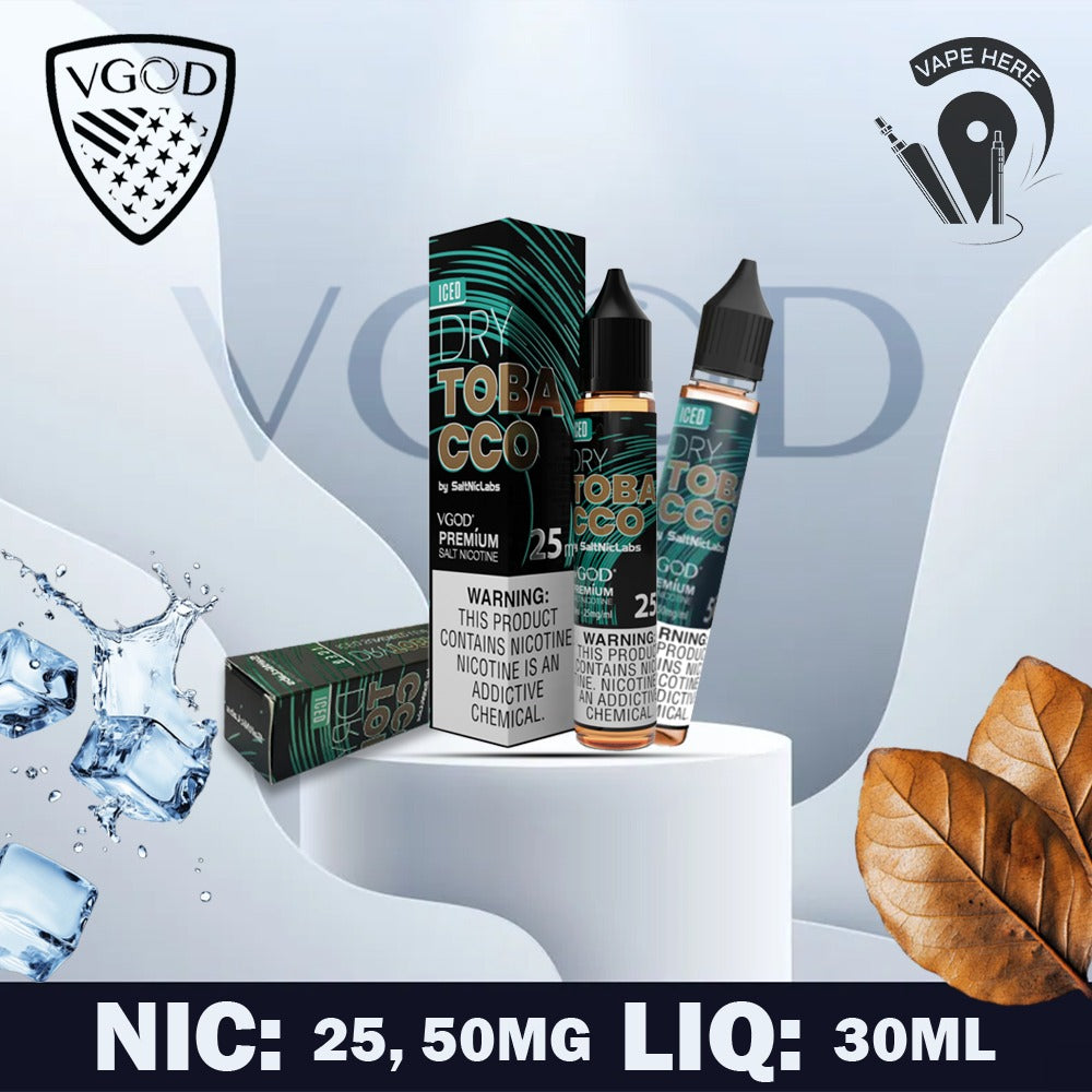 VGOD ICED DRY TOBACCO SALTNIC 30ML Al ain UAE,