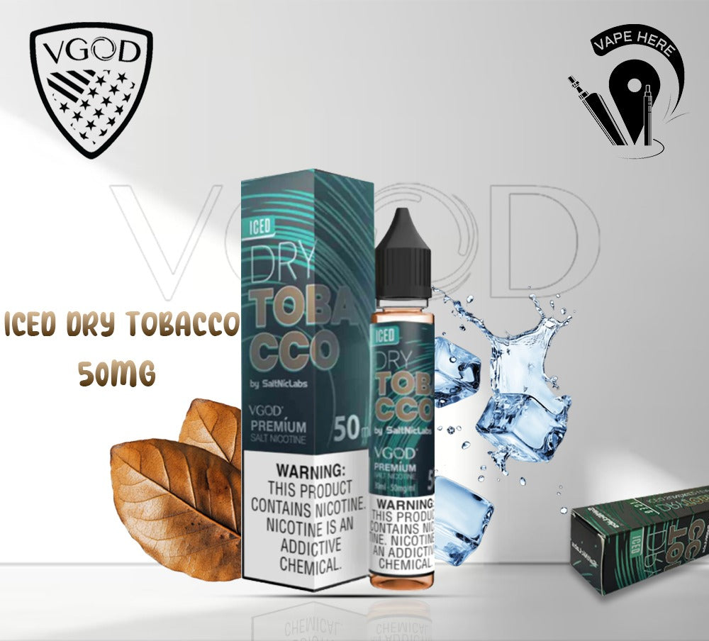 saltnic dry tobacco VGOD salt nic 25mg 50mg VGOD ICED Dry Tobacco SaltNic
