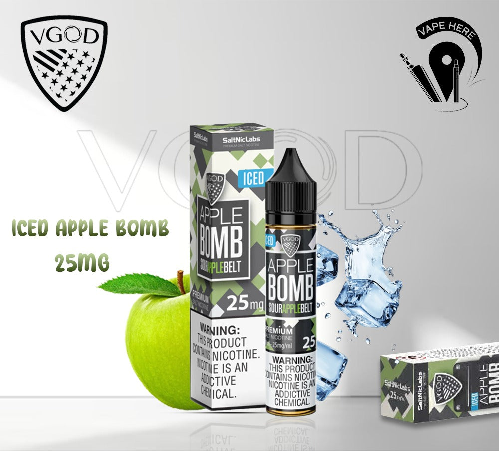 VGOD Iced Apple Bomb Nic Salts - 30ml Abu Dhabi UAE,
