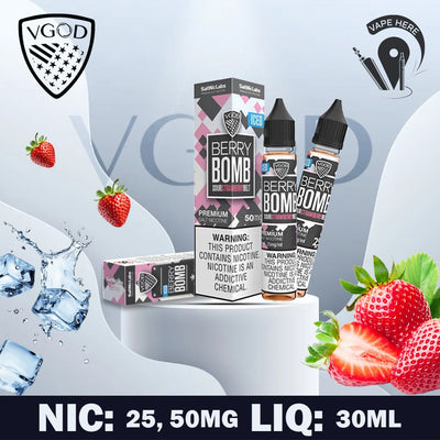VGOD Iced Berry Bomb Nic Salts  - 30ml Ajman UAE,