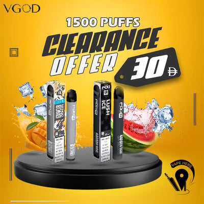VGOD POD 1K DISPOSABLE DEVICE (1,500 PUFFS) UAE DUBAI
