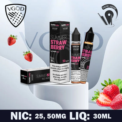 VGOD Summer Strawberry Nic Salts - 30ml Ras al khaimah UAE,