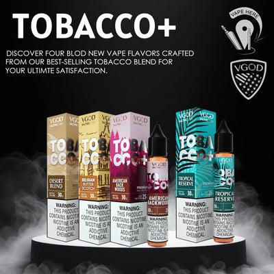 VGOD TOBACCO + Series Nic Salt 30ml UAE Dubai 