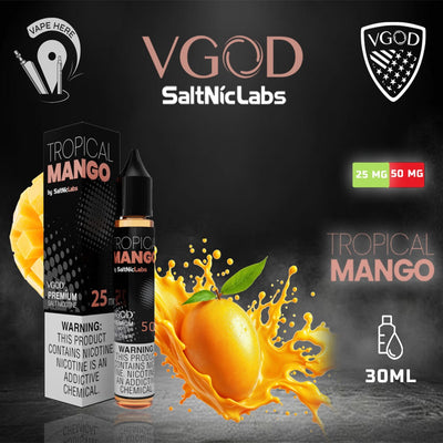 VGOD Tropical Mango Nic Salts - 30ml UAE Abu Dhabi 