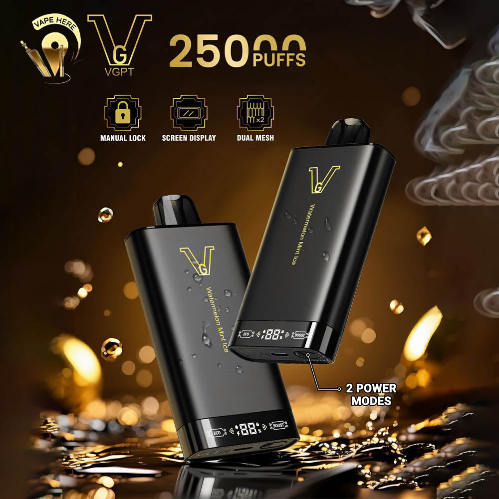 VGPT 25K Disposable Vape 25000 Puffs with LED Screen (20mg & 50mg Nicotine) UAE Abu Dhabi