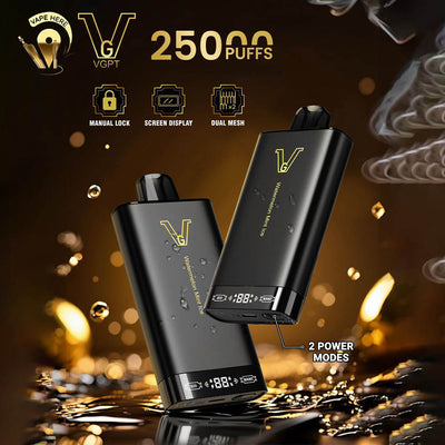 VGPT 25K Disposable Vape 25000 Puffs with LED Screen (20mg & 50mg Nicotine) UAE Abu Dhabi