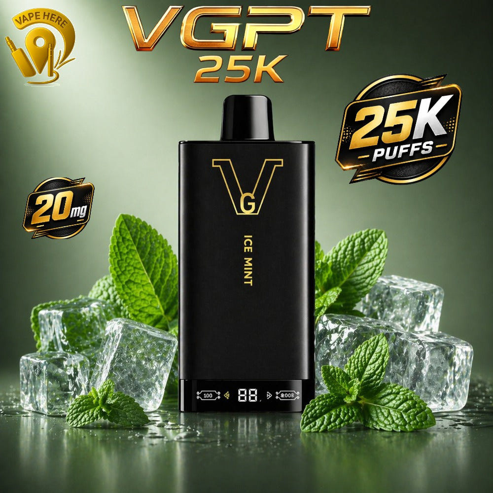 VGPT_25K_Disposable_Vape_25000_Puffs_with_LED_Screen_20mg_50mg_Nicotine_Ice_Mint_2_jpeg Ajman UAE