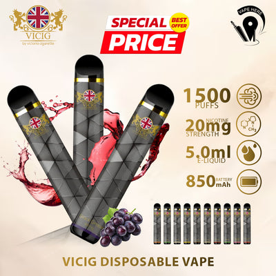 VICIG Disposable Pods 50mg - 1500 Puffs UAE Al Ain & Dubai