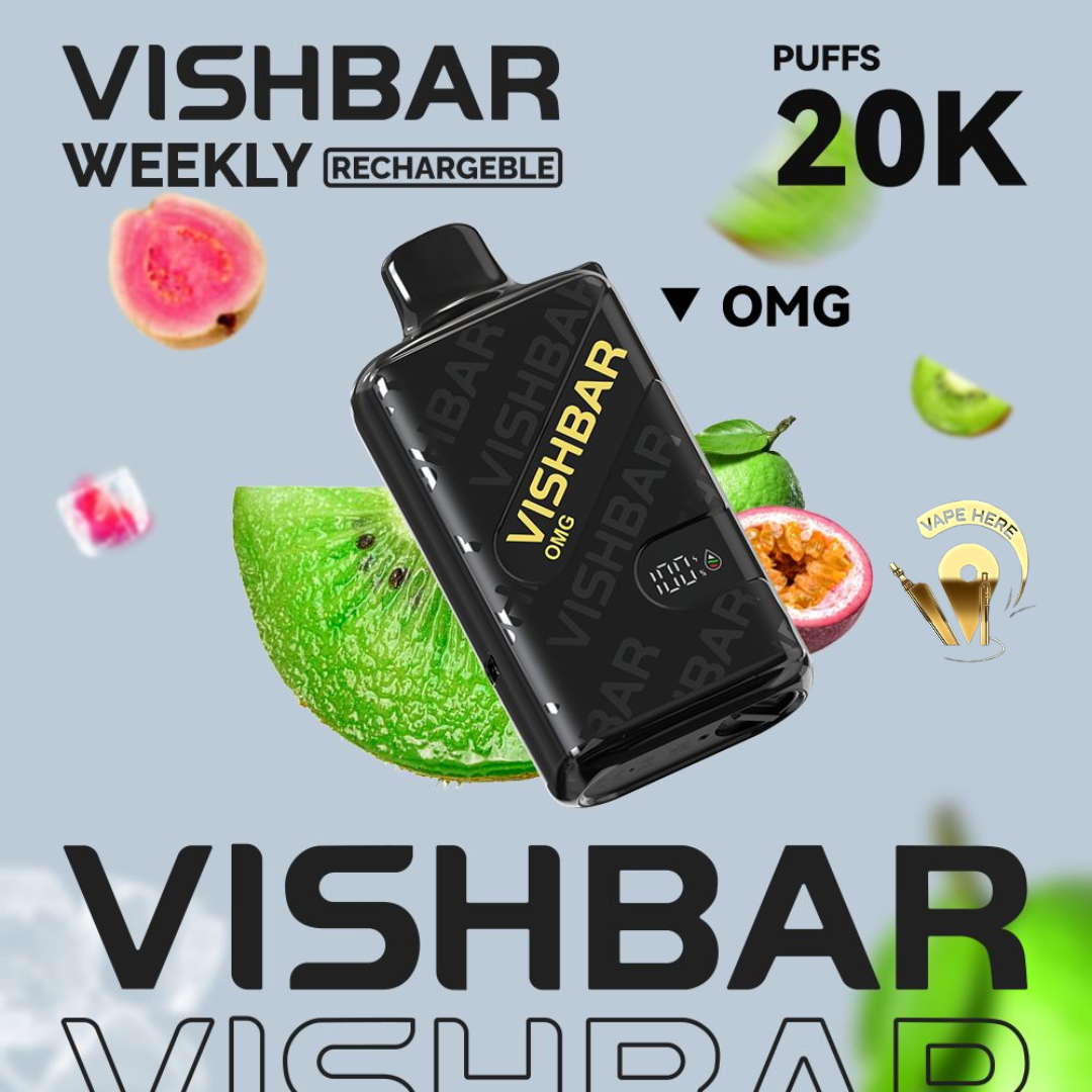 VISHBAR Weekly 20000 PUFFS DISPOSABLE VAPE OMG UAE Dubai